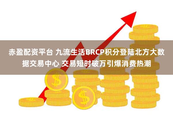 赤盈配资平台 九流生活BRCP积分登陆北方大数据交易中心 交易短时破万引爆消费热潮